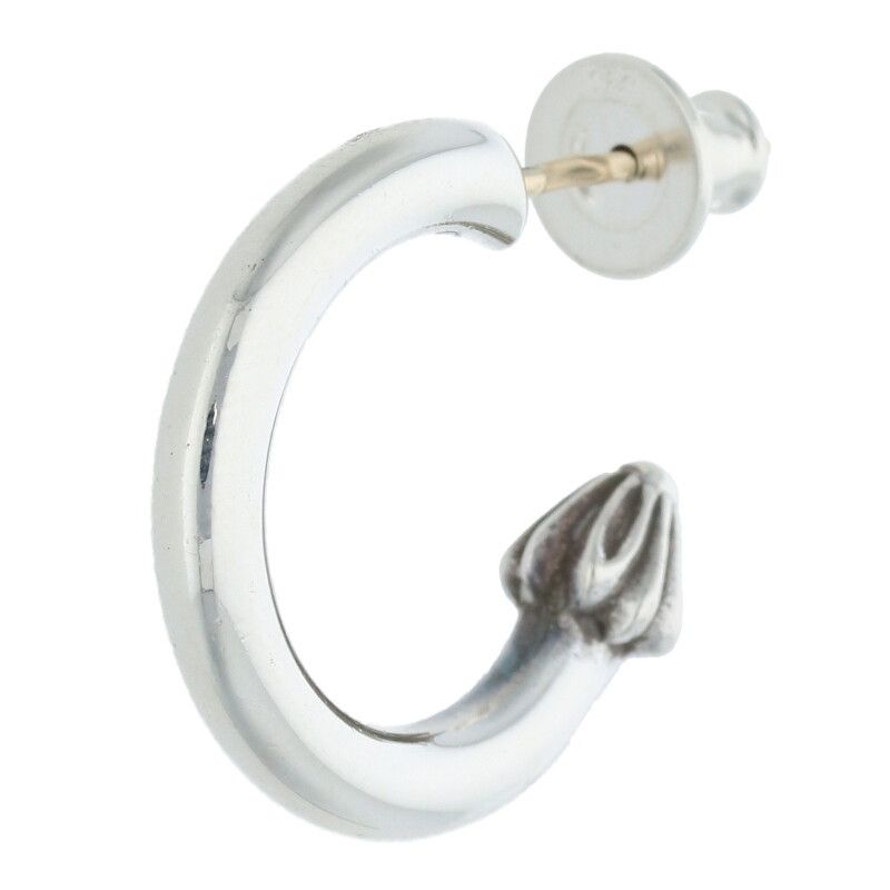クロムハーツ⭐︎シルバーフープーピアス クロムハーツ プレイン フープ シルバー ピアス / CHROME HEARTS