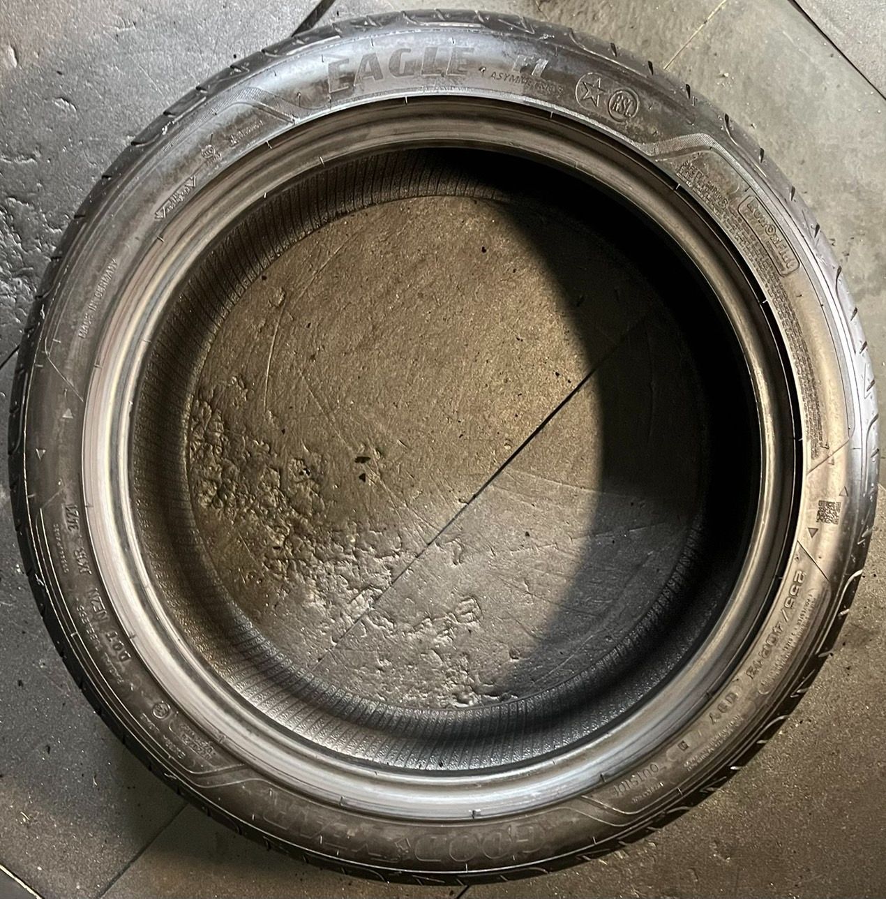 送料無料！ 約6～6.3分山 グッドイヤー GOODYEAR イーグル EAGLE F1 ASYMMETRICO 3 ランフラット 255 40R18 2本 h_391 最新