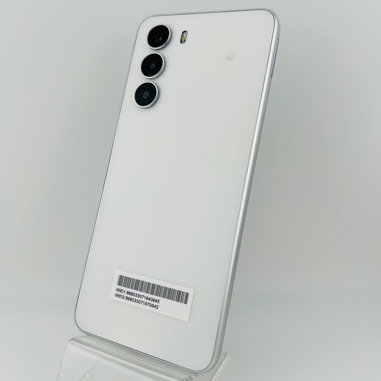 nubia S 5G 本体 ホワイト 動作確認済 初期化済 SIMフリー バッテリー良好 nubia S5G 128GB ホワイト SIMフリー(simロック解除済