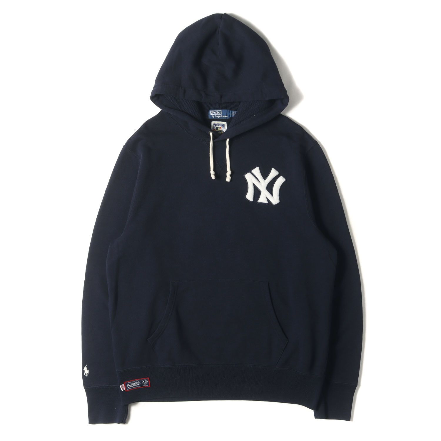 美品！ポロラルフローレン パーカー スウェット ネイビー 星条旗