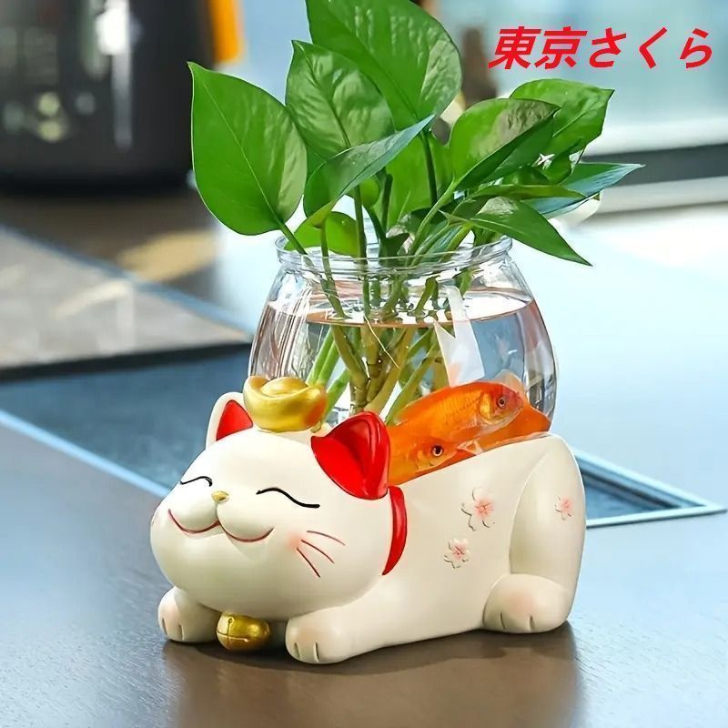 【♥︎】招き猫猫の置物 猫の像の花瓶 家の装飾 テーブルの割れない花瓶 楽天市場】フラワーベース ネコ Flower Vase Neko 花瓶 陶器