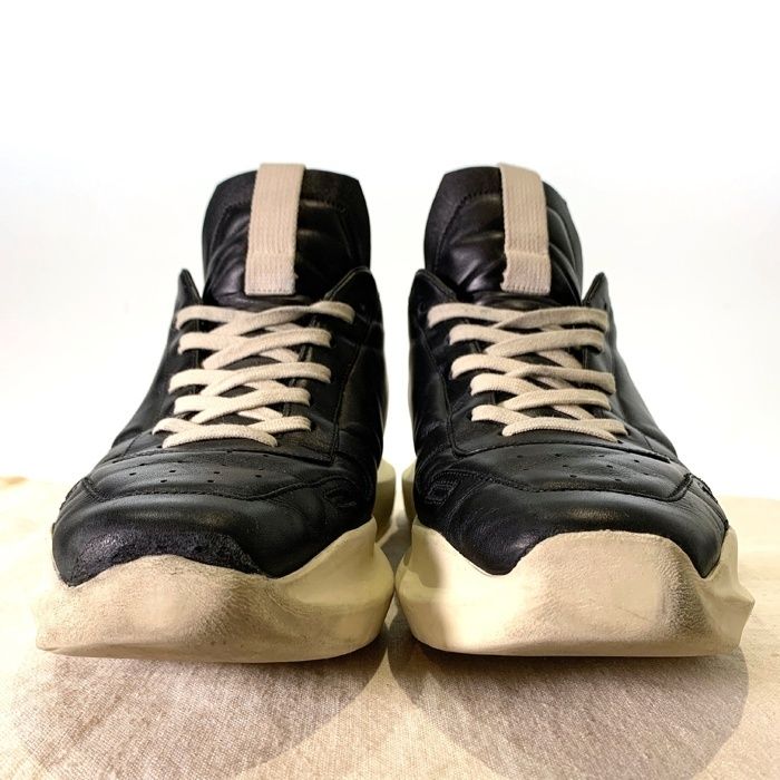 Rick Owens リックオウエンス 22AW GEO GETHRUNNERS ジオ ゲスランナー ローカットレザースニーカー RR02B2803  Size 43 - メルカリ