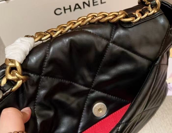 CHANEL シャネル チェーン ショルダー ハンドバッグ ブラック 美品