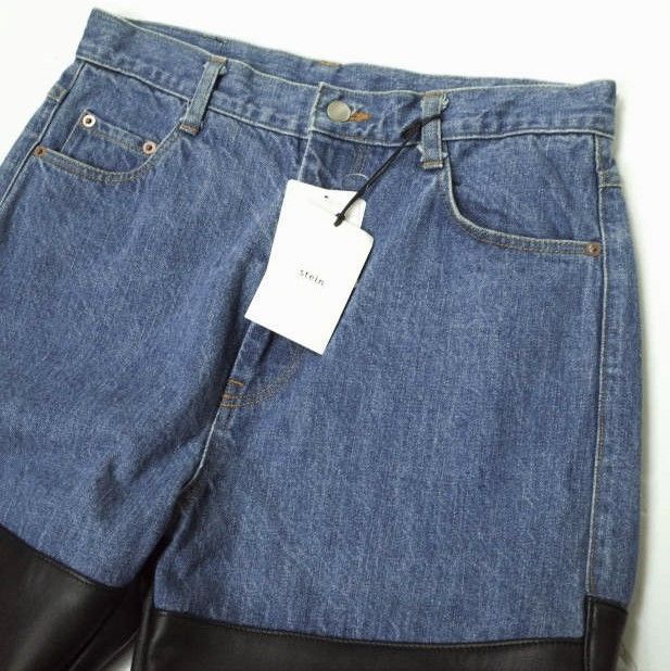 新品 stein シュタイン 22SS 日本製 Leather Combination Denim 新品 stein シュタイン 22SS 日本製 Leather Combination Denim