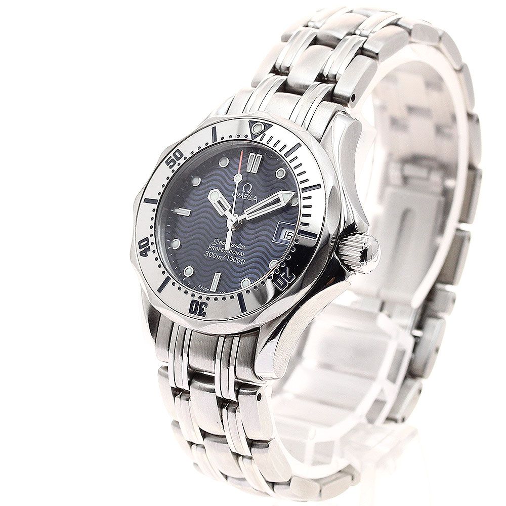 オメガ OMEGA 2582.80 シーマスター300 デイト クォーツ レディース  