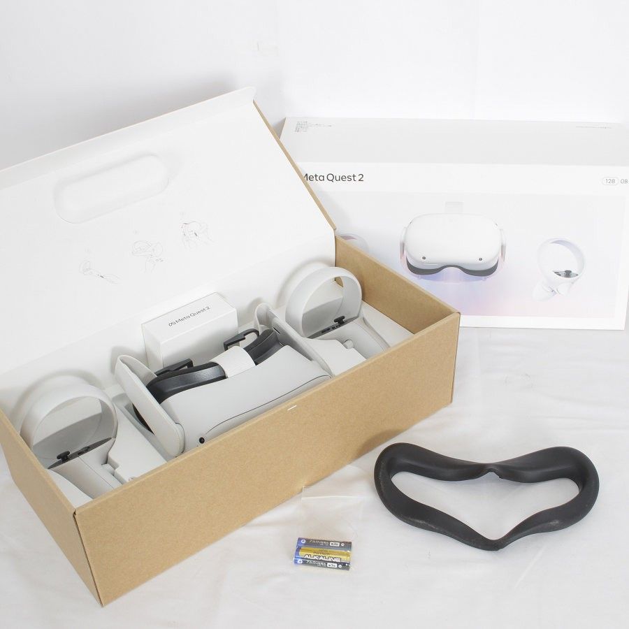 Meta Quest 2 128GB VR ヘッドマウントディスプレイ ヘッドセット メタ 