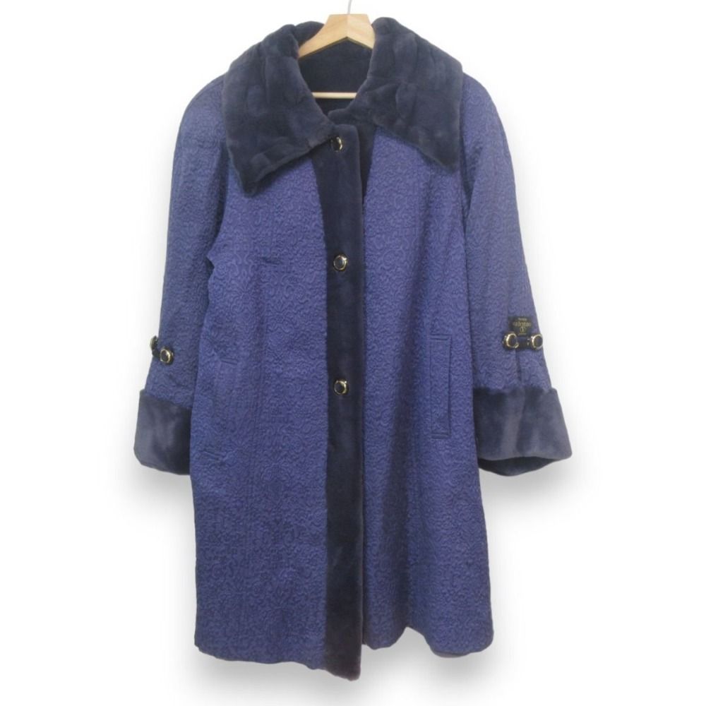 美品 VALENTINO ヴァレンティノ 染めシェアードミンクファー 毛皮 