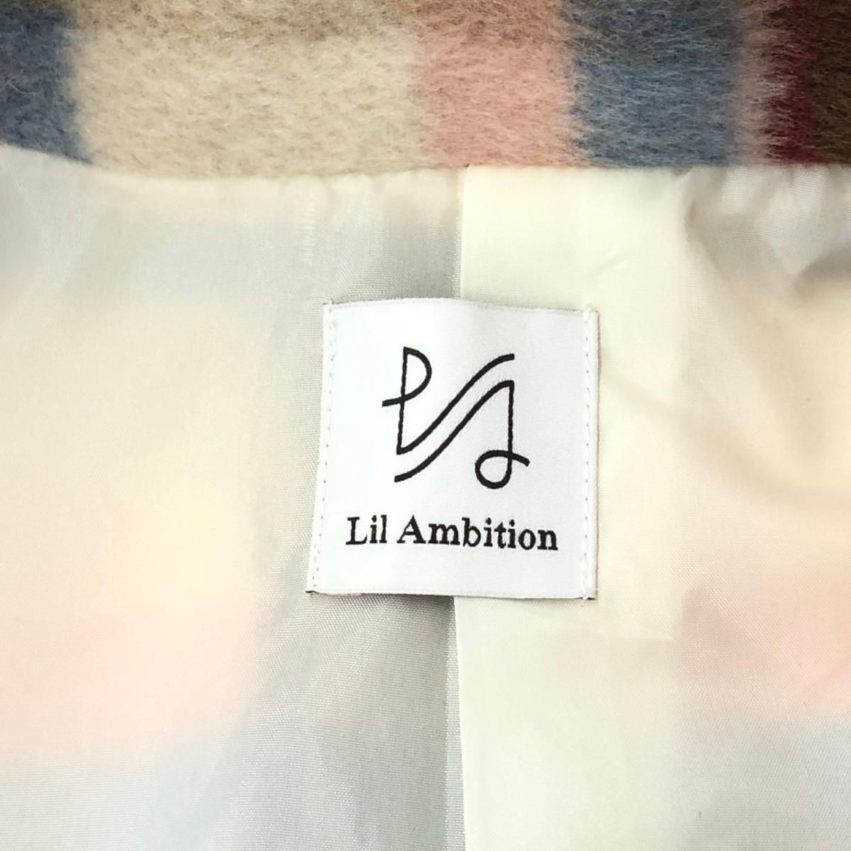 Lil Ambition リルアンビション ワイドスリーブチェックコート