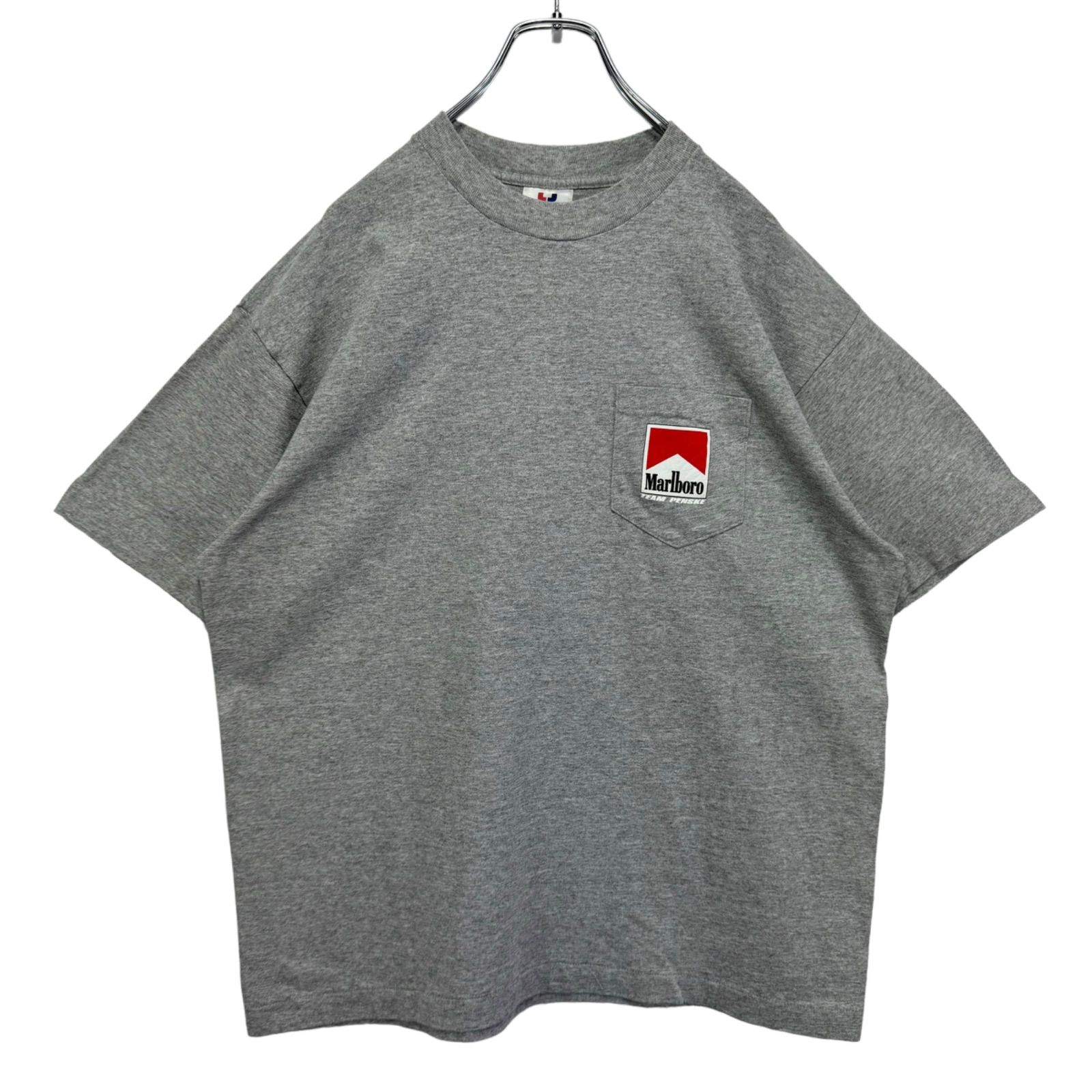 90s XL USA製 Marlboro マールボロ マルボロ タバコ 煙草 tabacco cigarettes Tee Jays ティージェイズ Tシャツ ポケT ポケットT ポケット付 企業T ヴィンテージ 古着