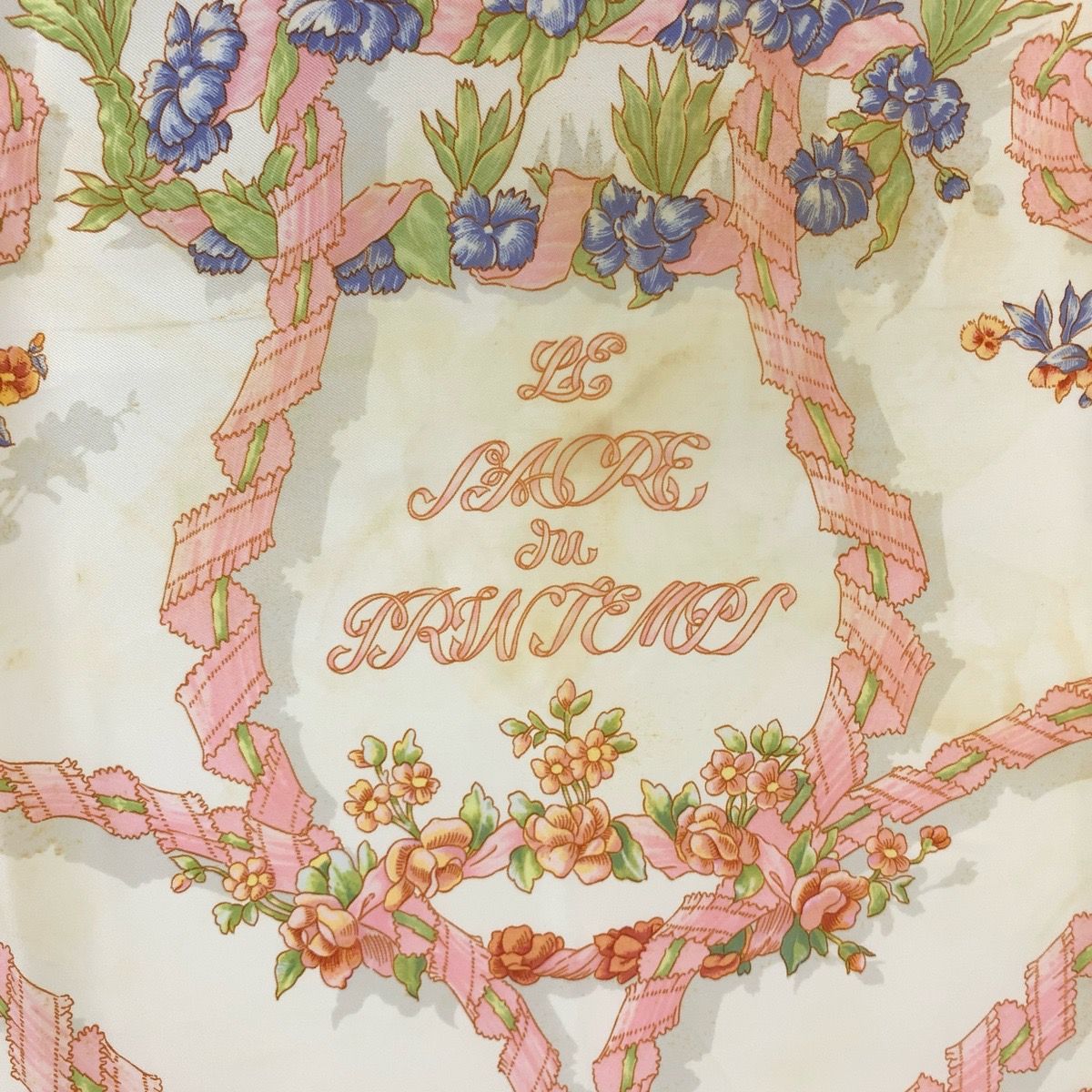 新しい季節 LE エルメス HERMES SACRE アイボリー カレ90 PRINTEMPS DU 小物