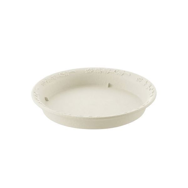 まとめ ノヴェルプレート|植木鉢受け皿 丸20型N アイボリー 約Ф18×H2.8cm ガーデニング用品 園芸 ×60個セット