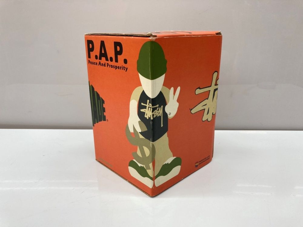 STUSSY - STUSSY 置物 P.A.P Peace And prosperity 90s Stussy X Medicom P.A.P Figure Amazing piece, | Depop