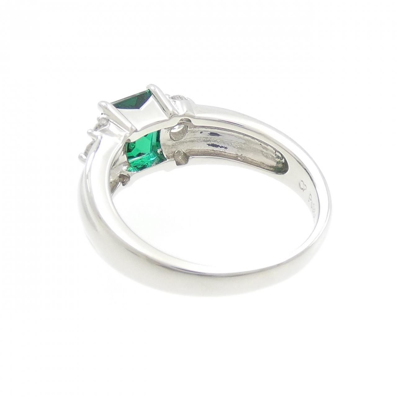 クレサンベール 合成石 リング 1.08CT - メルカリ 