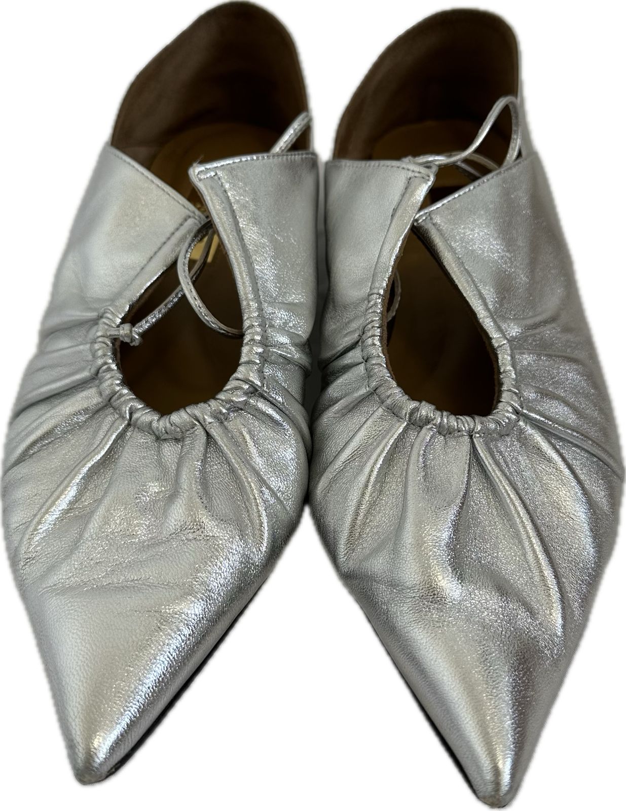 美品ルタロングリースパンプス 極美品】Le Talon GRISE ルタロングリーズ ソフトレザー