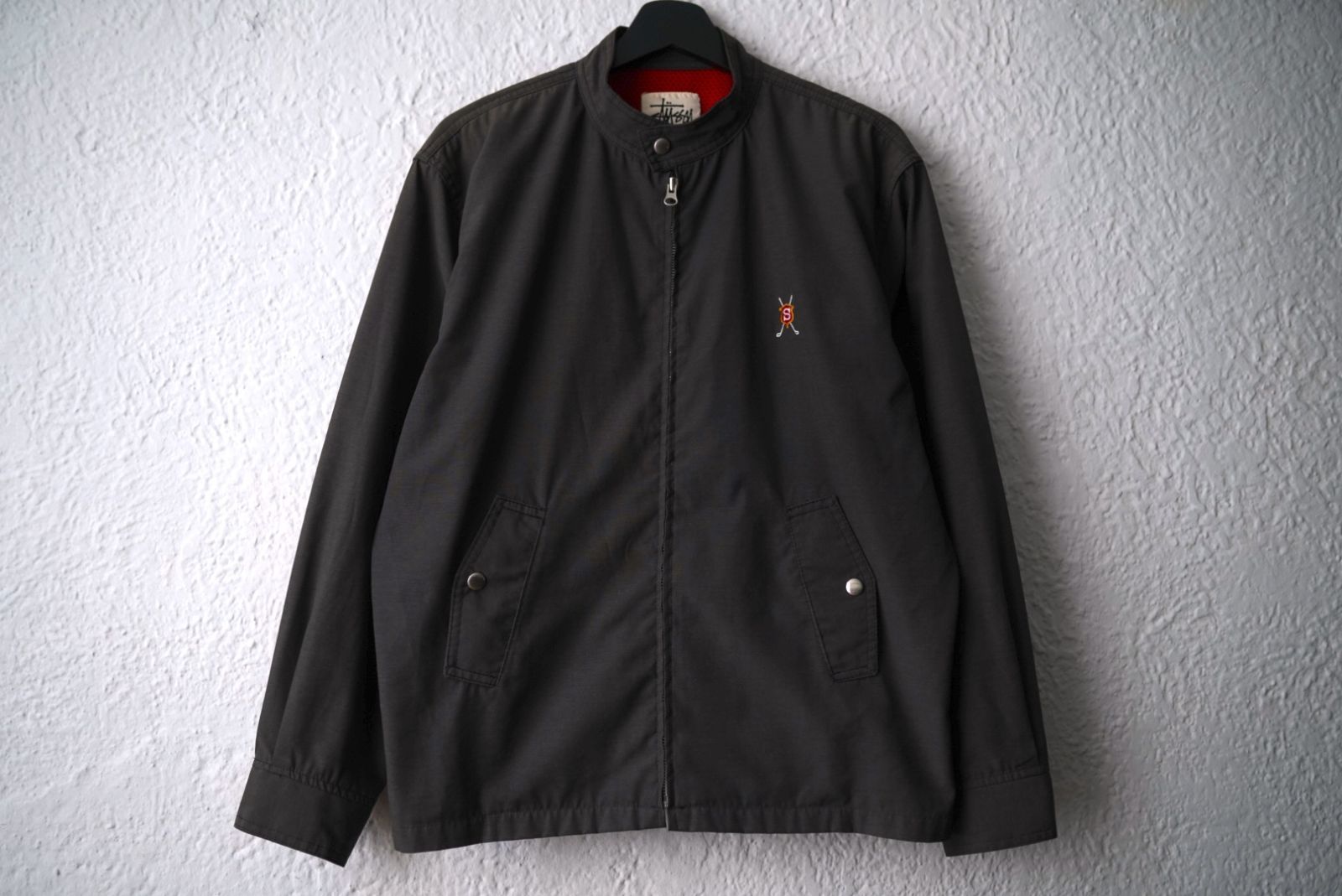 1990's 白タグ OLD STUSSY OUTER GEAR ナイロンブルゾン