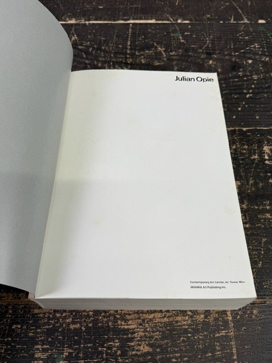 F2519 Julian Opie ペーパーバック ジュリアン・オピー 作品集/M3