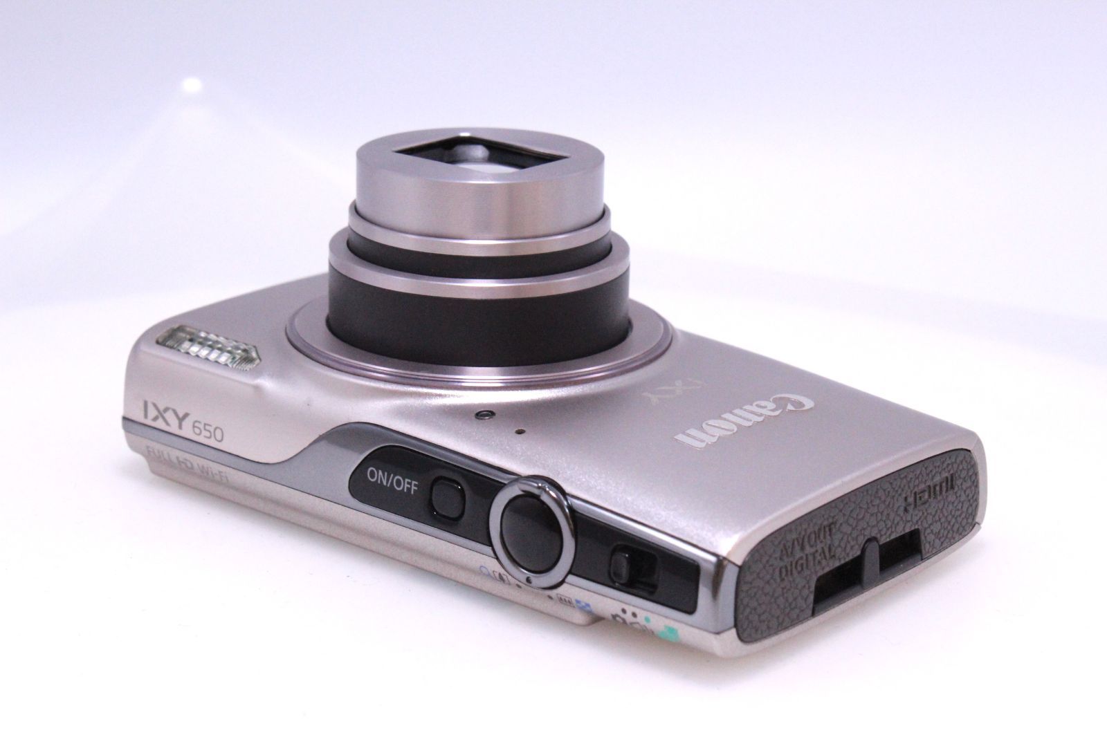美品】Canon IXY 650 シルバー 光学12倍ズーム/Wi-Fi対応