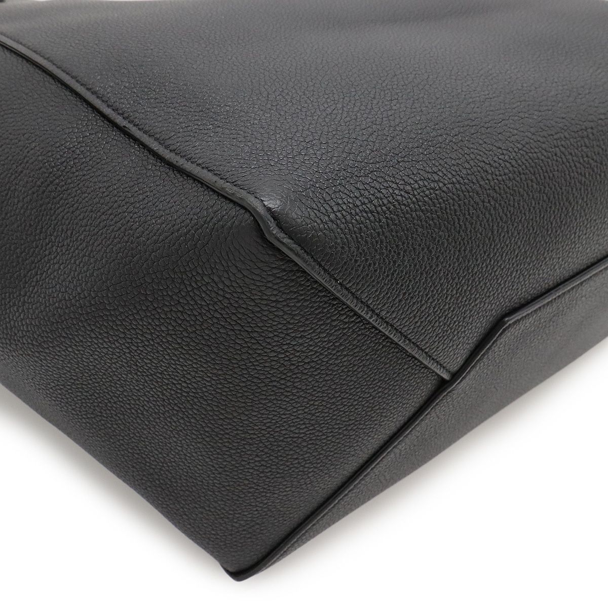 CELINE カバファントム スモール トートバッグ ショルダーバッグ ショルダートート セミショルダー レザー ブラック 黒 189023 DECORATOM_COM_BR