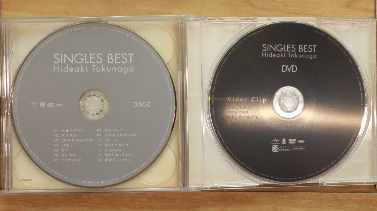 国内盤CD☆徳永英明/Hideaki Tokunaga□ SINGLES BEST(初回限定