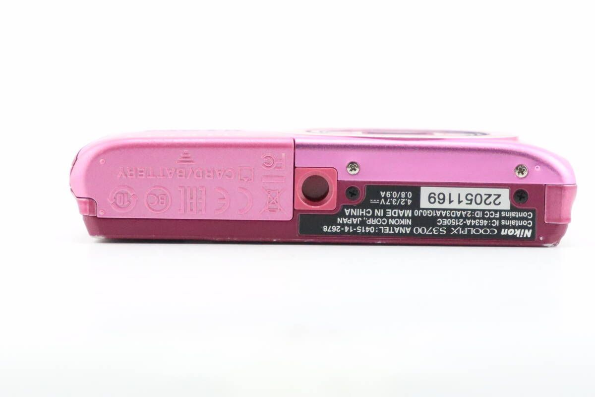 ☆ジャンク☆ニコン NIKON COOLPIX S3700 コンパクトデジタルカメラ