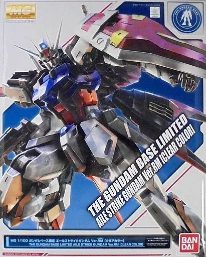 BANDAI - MG 1/100 GAT-X105+AQM/E-X01 エールストライクガンダム Ver.RM クリアカラー 機動戦士ガンダムSEED(シード) プラモデル ガンダムベース限定(0218626) バンダイ Amazon | MG 1/100 ガンダムベース限定 エールストライク