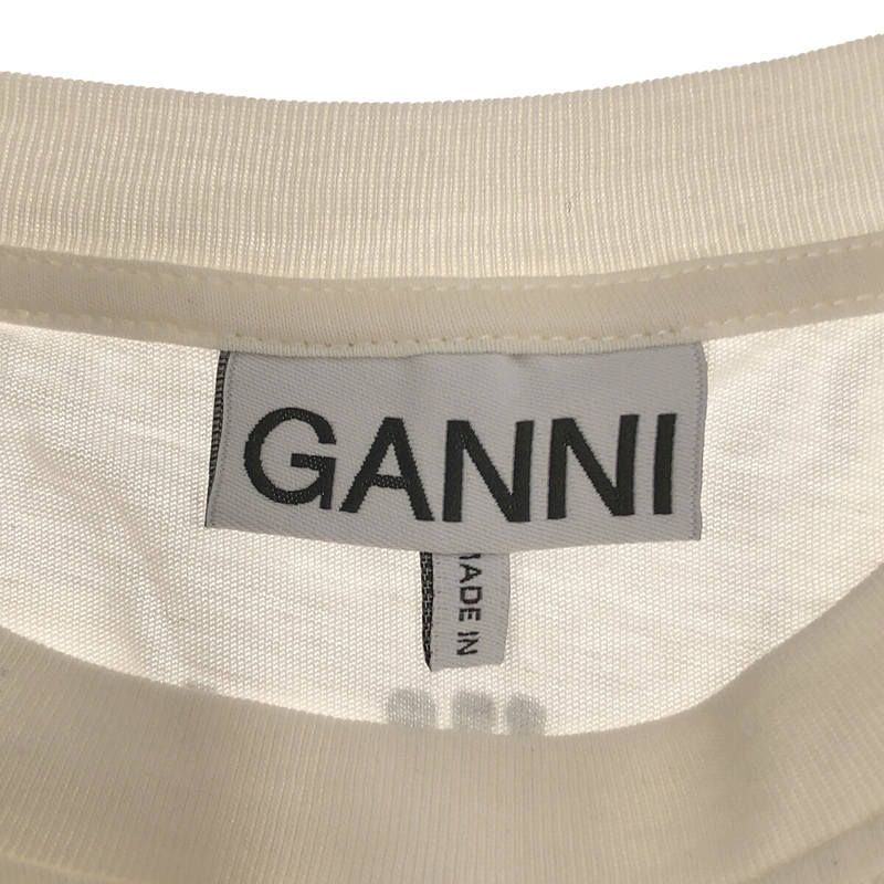 【新品】  Ganni / ガニー | 2023 SS | JOURNAL STANDARD取扱い Light Jersey Layered Long Sleeve T ロングスリーブカットソー | S | ホワイト | レディース 新品】 Ganni / ガニー | 2023 SS | JOURNAL STANDARD取扱い Light