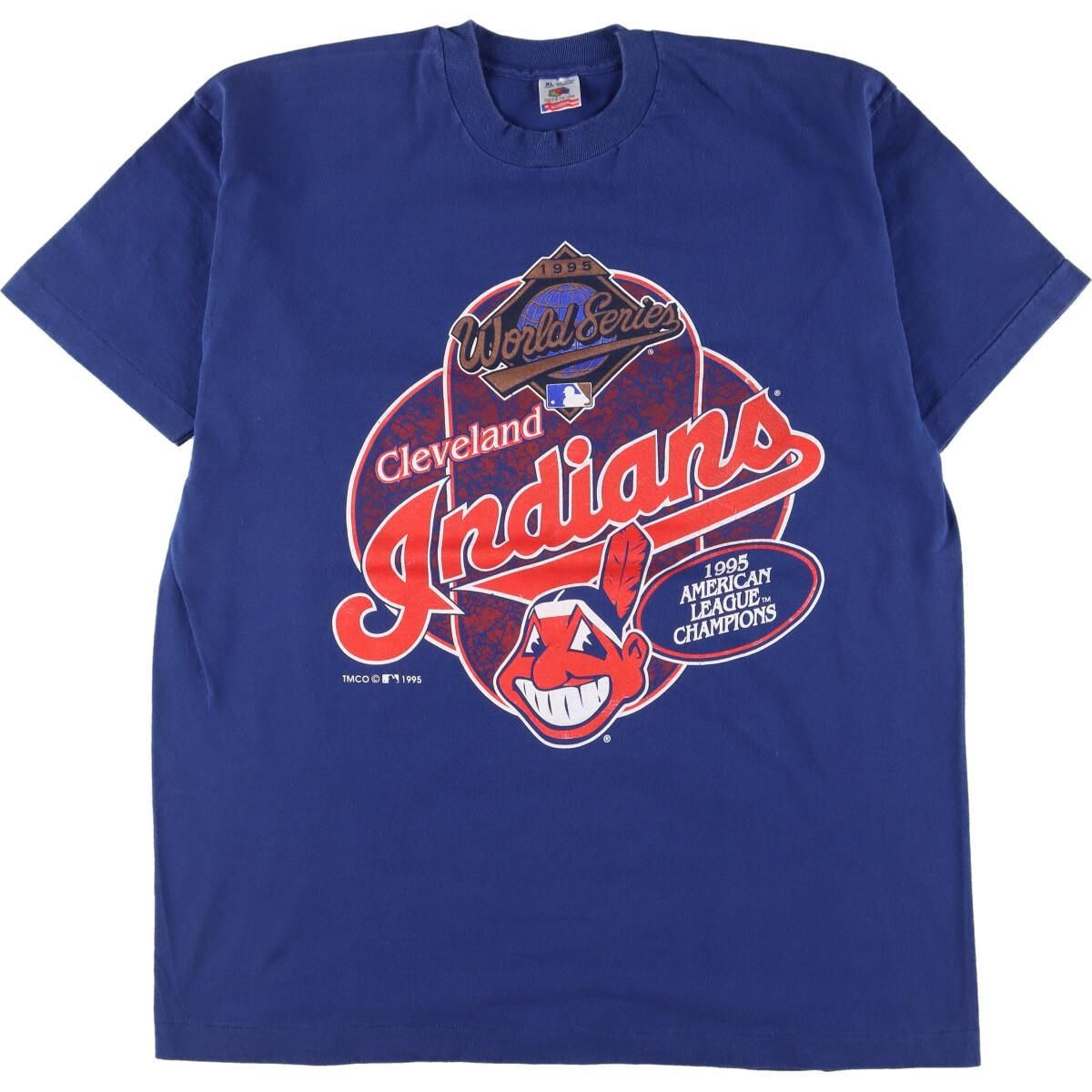 古着 90年代 FRUIT OF THE LOOM MLB CLEVELAND INDIANS クリーブランド 