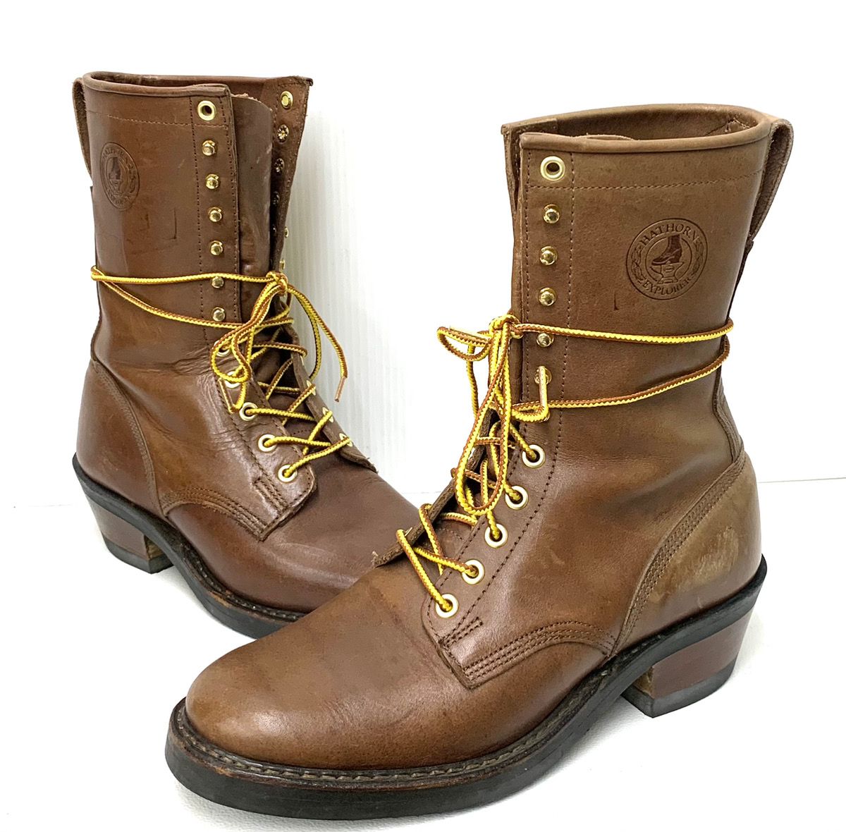 ハソーン Hathorn Explorer Tracker Lace-to-Toe Boots 9D メンズ靴 