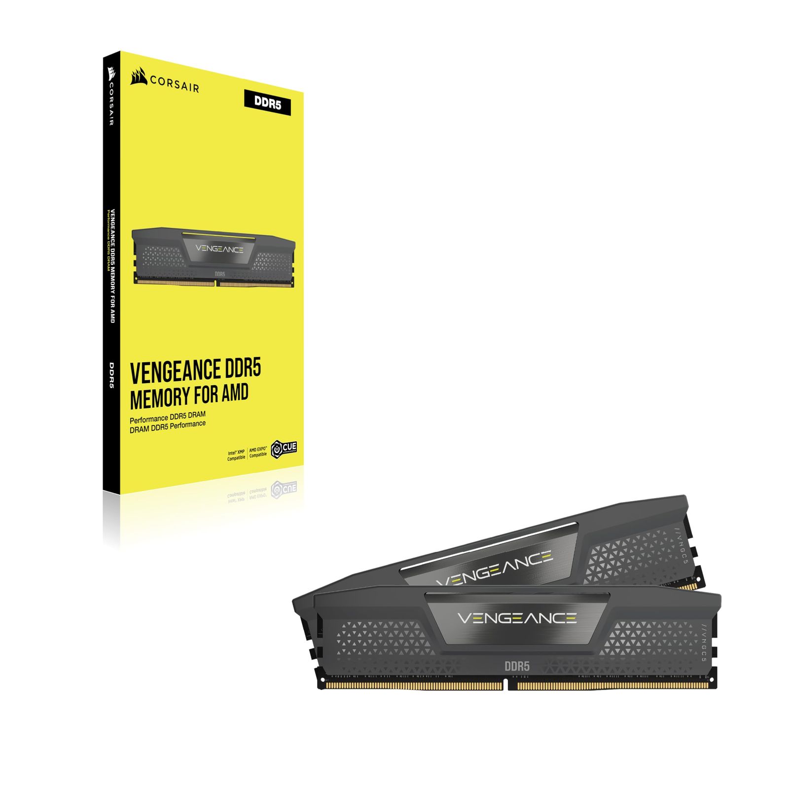 CORSAIR DDR5-5600MHz デスクトップPC用メモリ VENGEANCE RGB DDR5シリーズ (PC5-44800) I CORSAIR Corsair DDR5-5600MHz デスクトップPC用メモリ VENGEANCE 64GB
