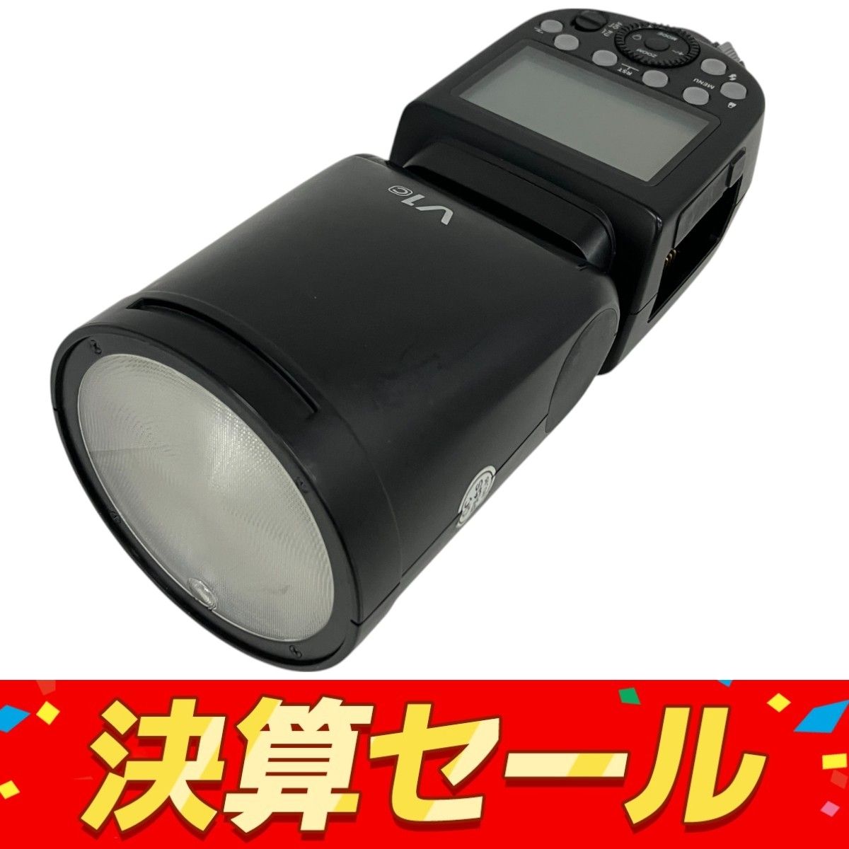 GODOX V1 C キャノン用 ストロボ フラッシュスピードライト バッテリー WB100A 2点 セット S10103925