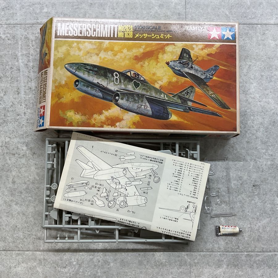 Heller 1/72 N.A F-86F SABRE エレール ノースアメリカン セイバー TAMIYA タミヤ メッサーシュミット Me262A Me163B 1/100 ドイツ ジェット 戦闘機 プラモデル 2箱セット