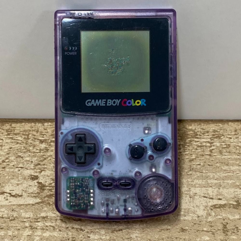08w13401 品 ゲームハード ゲームボーイ クリアパープル GBC