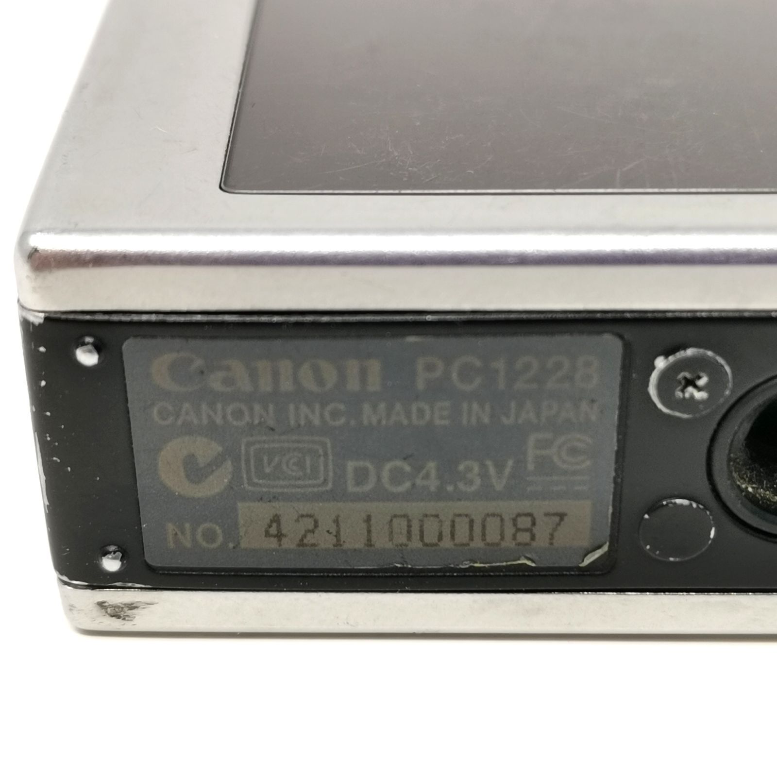 キャノン IXY 90F シルバー デジカメ 充電されないため動作未確認 管理 
