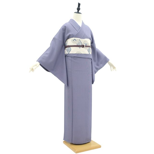 高級 小紋 正絹 袷 薄水色 地紋 フォーマル 約45万円 フォーマル・セミフォーマル – きもの屋 MIYABI.net