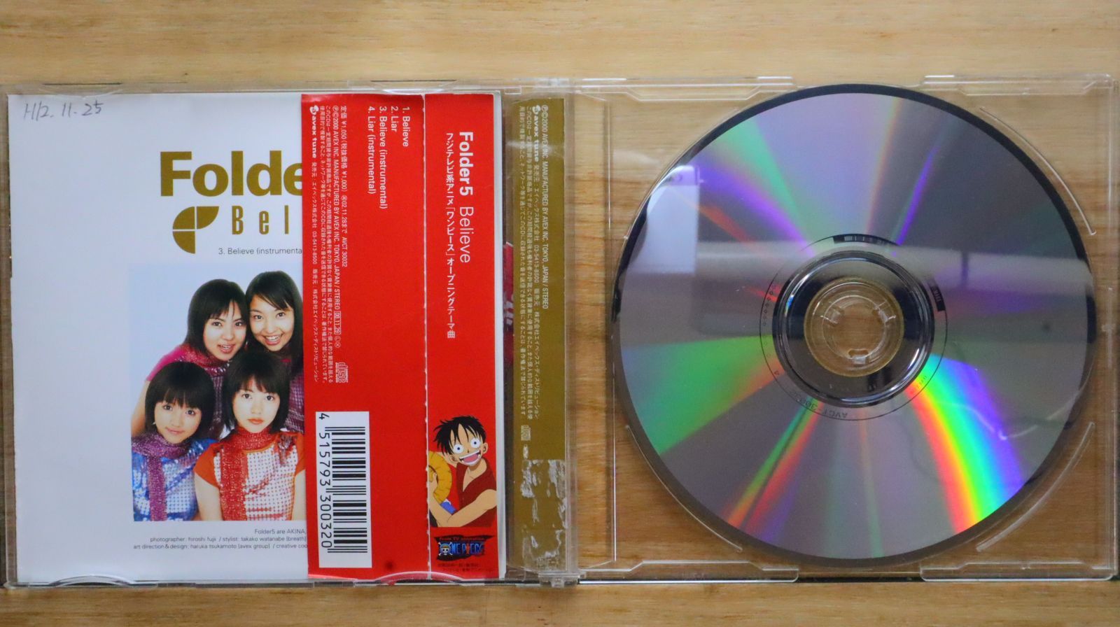 国内盤CD☆フォルダーファイブ/Folder5□ Believe 【AVCT30032