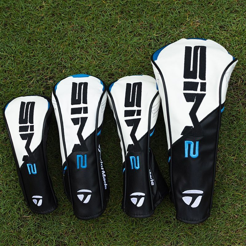 マルボン ゴルフ Malbon Golf クラブカバー 5点セット オレンジ