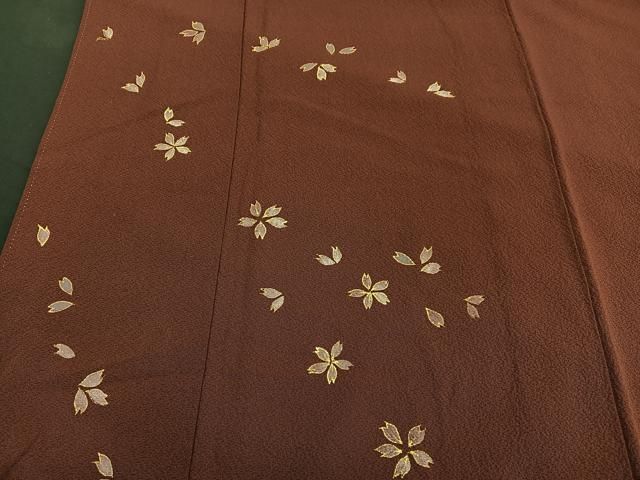 平和屋着物□訪問着 舞桜文 金彩 正絹 逸品 BAAR7427fw - メルカリ 