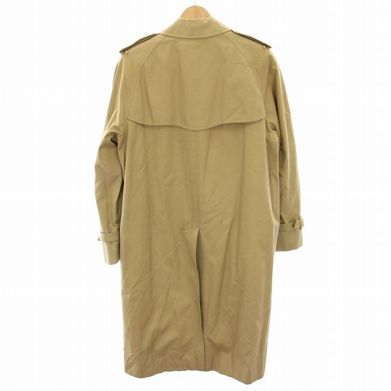 バーバリー　メンズ　トレンチコート　ロング　ライナー　ノバチェック　ベルト　XL 中古バーバリーズ BURBERRYS ライナー付き 裏地ノバチェック