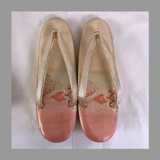 美品】 草履 バッグ セット ／ Zori Sandals & Handbag Set 和柄