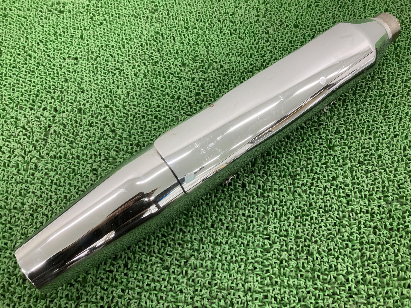FXDL1580 サイレンサーマフラー 片側 65868-07 ハーレー 純正 中古 バイク 部品 機能的問題なし ダイナ ローライダー ヒートガード