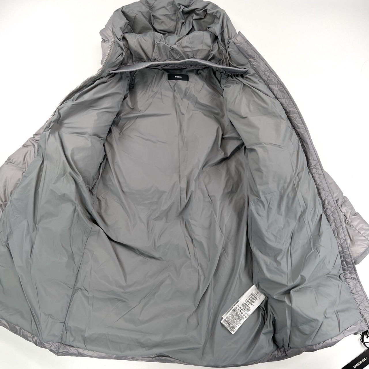 新品 未使用 DIESEL ディーゼル ロングダウンコート ロング丈 ベンチ 