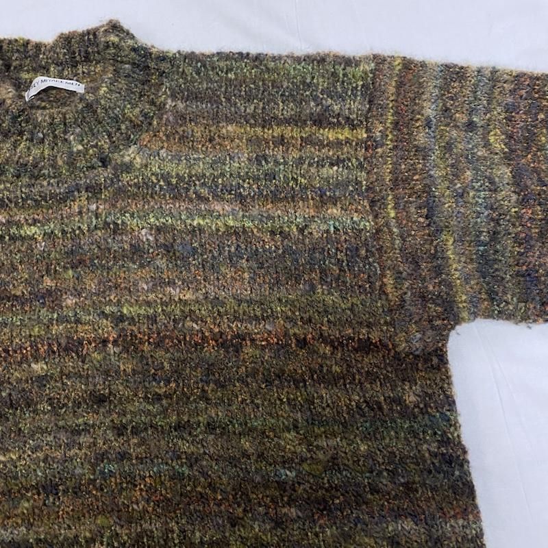 ISSEYMIYAKEMEN イッセイミヤケメン ニット セーター 長袖 90 s オールド ボーダー ニット セーター ナイロン混 ウール アーカイブ