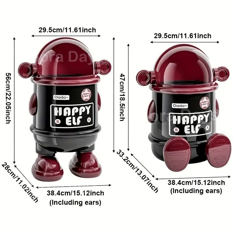 ゴミ箱 ダストボックス 宇宙飛行士 キャラクター 蓋付き ユニーク