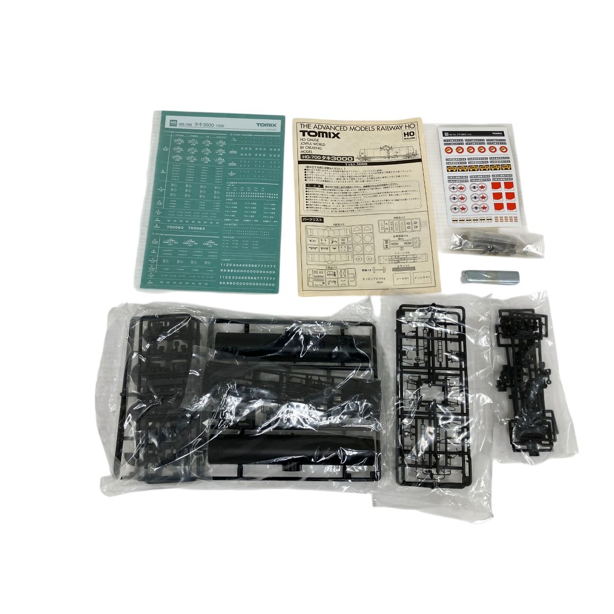 TOMIX HO-700 タキ3000 2輛入 組立キット HOゲージ 鉄道模型 トミックス O9952136