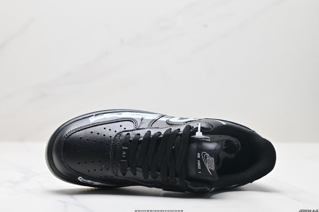 ナイキ BQ7541-001 エアフォース1 ロー ブラック スケルトン 28㎝ Nike Air Force 1 Black Skeleton エアフォースワン スケルトン