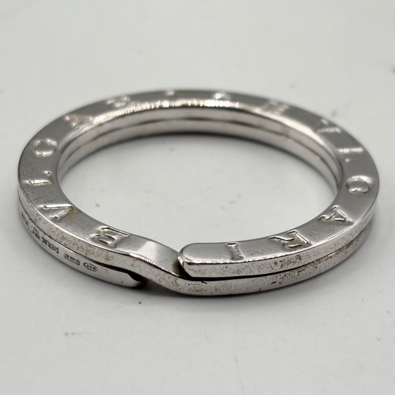 BVLGARI ブルガリ キーリング ネックレストップ スターリングシルバー BVLGARI ブルガリ キーリング ネックレストップ スターリング