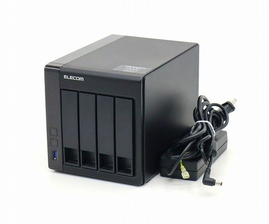 ELECOM NetStor NSB-5A4BL Alpine AL212 1.7GHz 1GB 2TBx4台(NAS用3.5インチ/RAID6) 4.3.6.2205 Build 20221028 NAS 中古