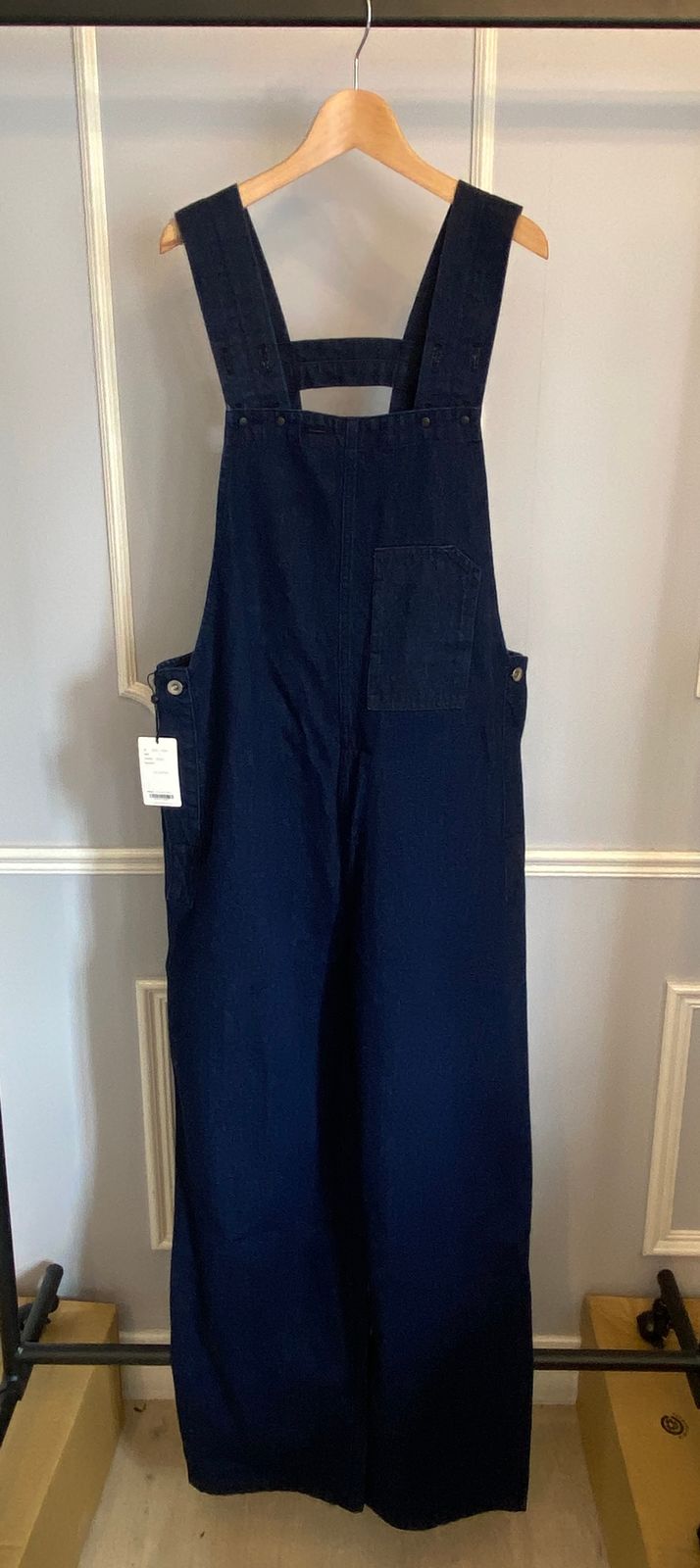 ♥ タグ付き LENO 2 メンズ オーバーオール INDIGO BA425