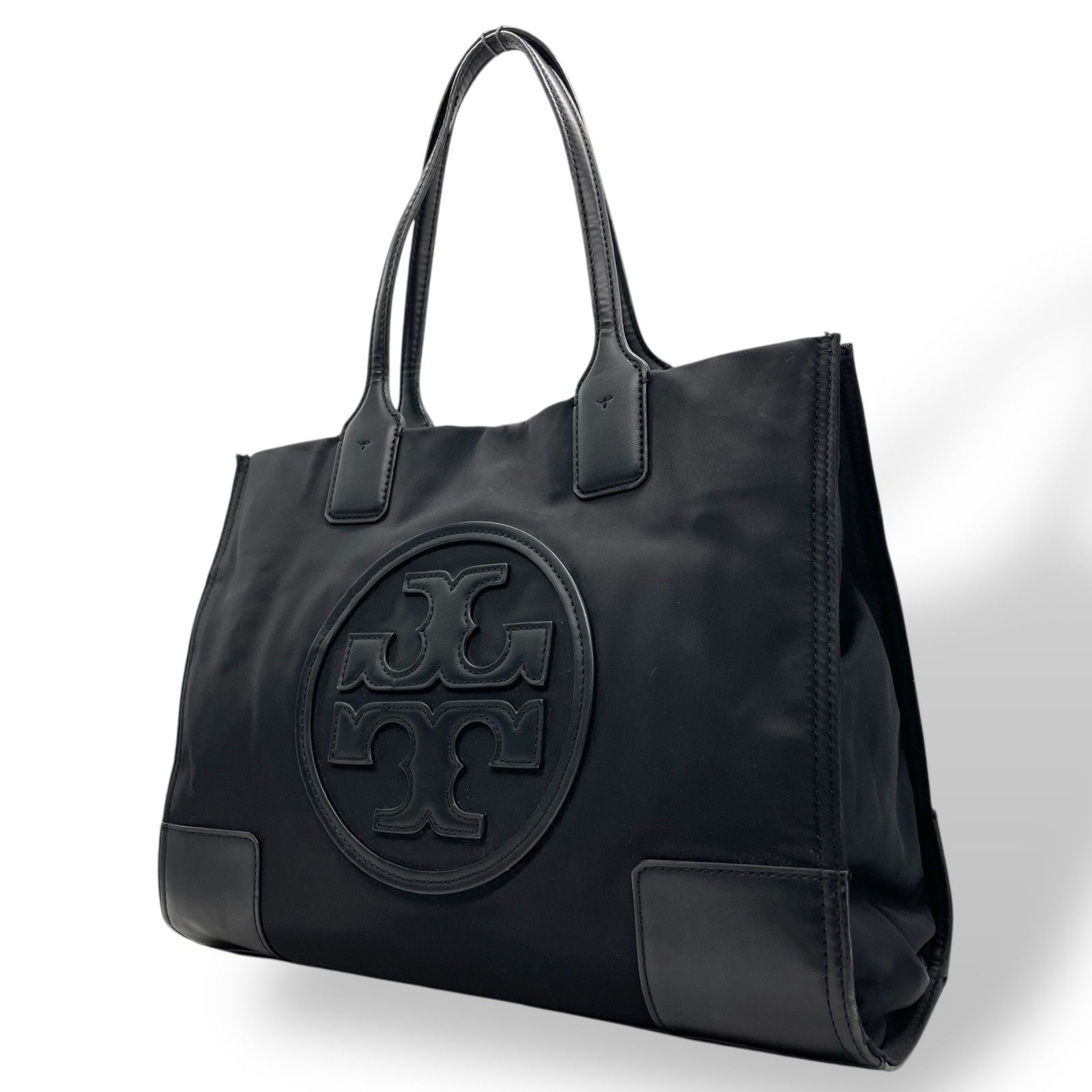 美品 TORY BURCH トリーバーチ エラ トートバッグ ブラック