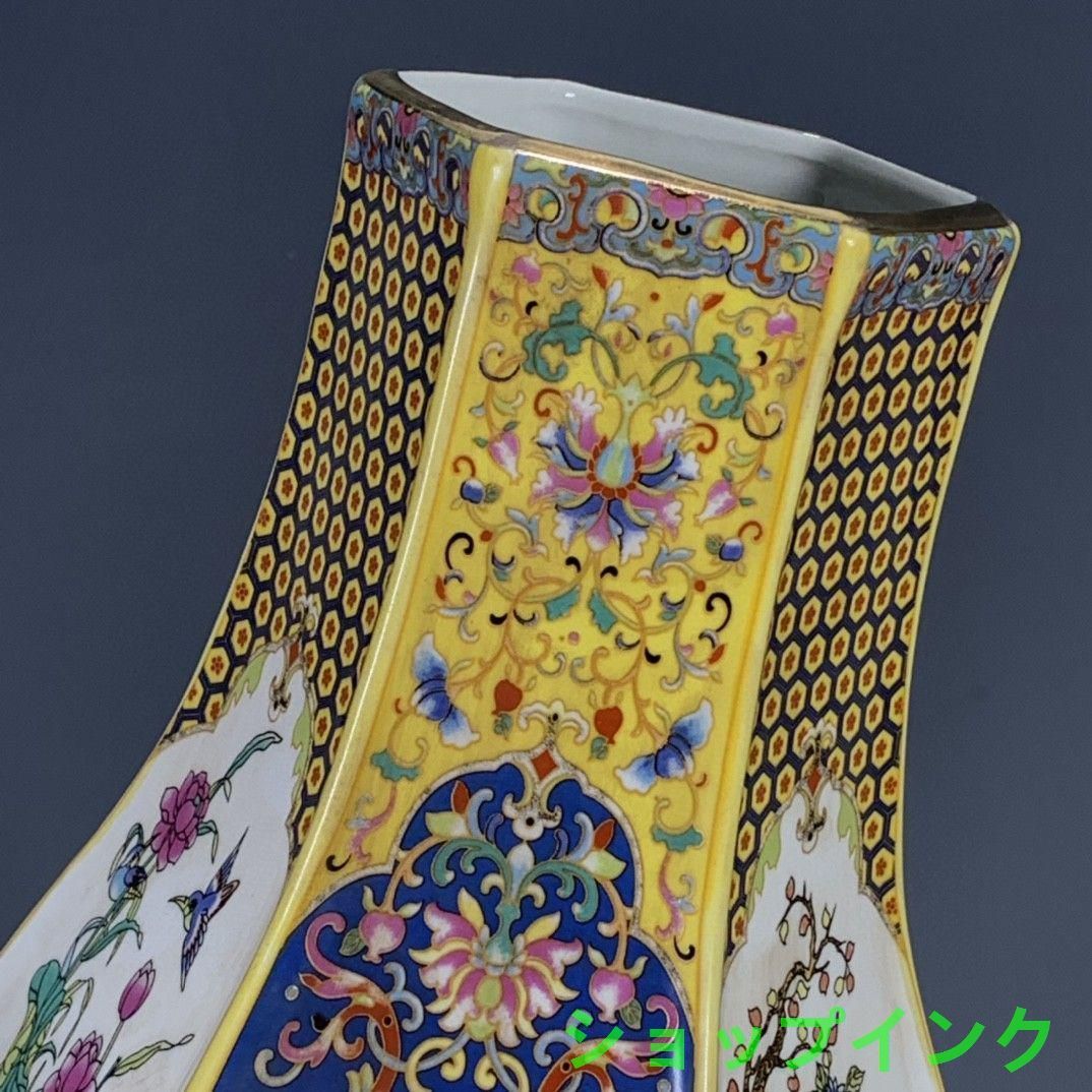 篮地琺瑯観音瓶 現代工芸品 美術品 装飾品 置物 篮地琺瑯観音瓶 現代工芸品 美術品 装飾品 置物 - メルカリ